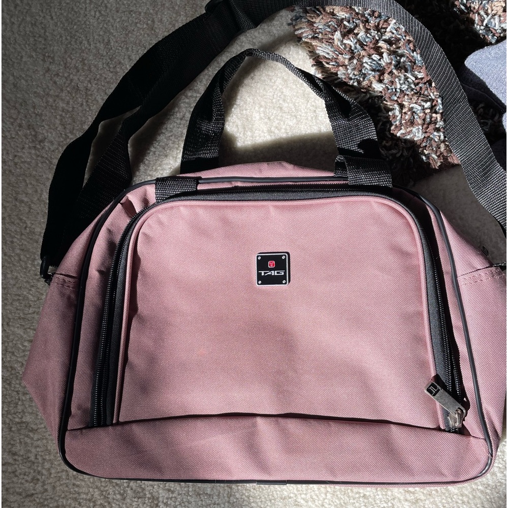 TAG Women Pink Messenger Luggage Travel Bag 14 x 11